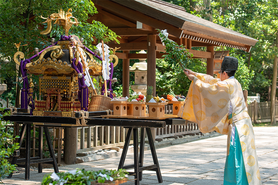 7月　八坂神社　神輿発興祭